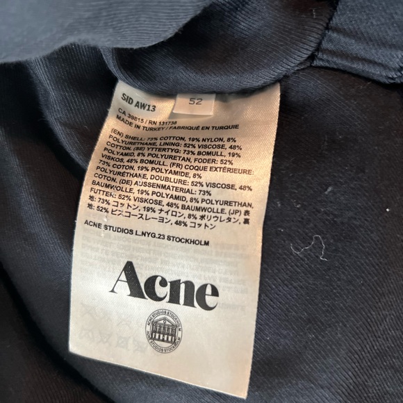Vintage Acne Studios Men’s Distress Bomber Jacket - Picture 5 of 8